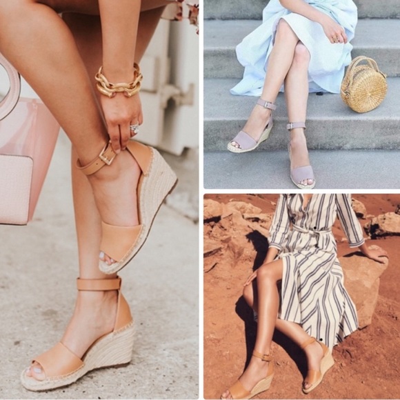 Vince Camuto Leera Wedges in Dusty Mink - Picture 2 of 10